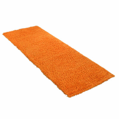 orange scandinavian rya rug