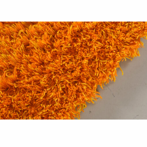 Orange yellow rya rug runner