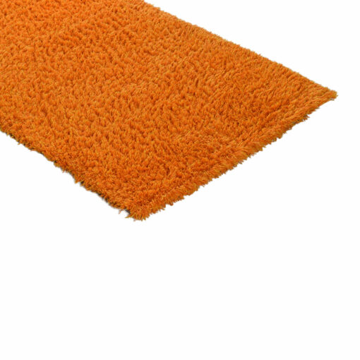 vintage orange shag runner area rug