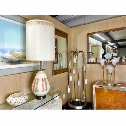 Jumbo size mid century modern table lamp