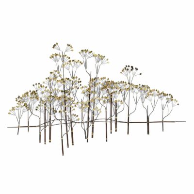 Curtis Jere Elms tree metal wall sculpture