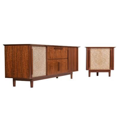 giant mahogany mcm stereo console
