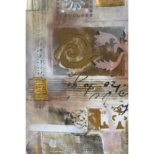 gold leaf Rosetta Stone art print
