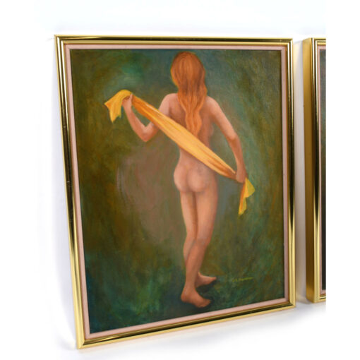 Female figure painting