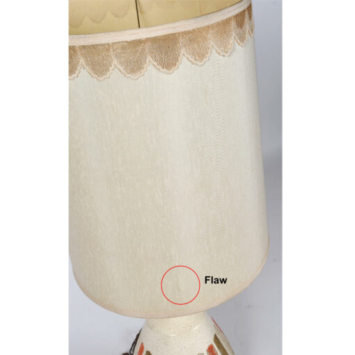 large vintage lamp shade