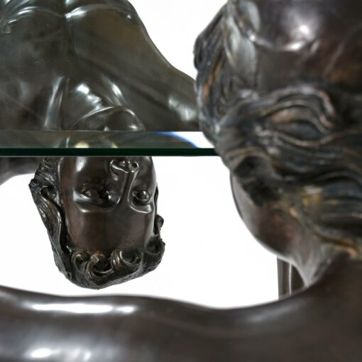 Bronze sculpture man and woman C Conndray