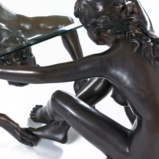 bronze sculpture coffee table C Conndray