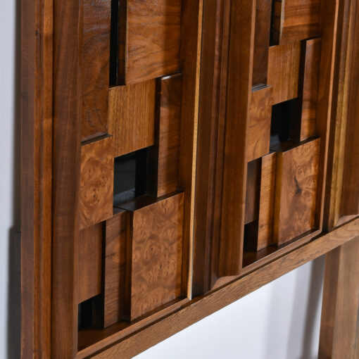 Vintage 1970s king size headboard