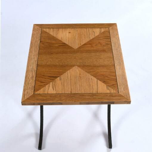 Parquet oak end table top