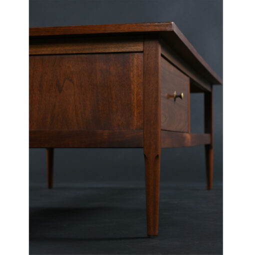 Walnut mid-century coffee table Nemschoff