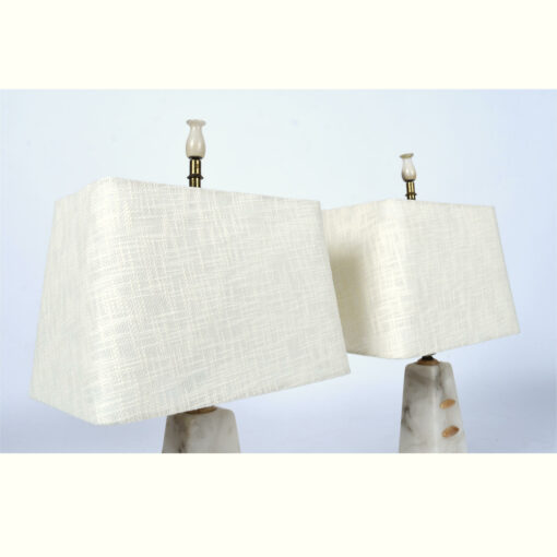 White cloth lamp shade