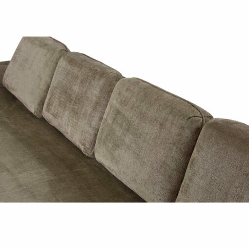 Four Seat Gondola sofa taupe cushioons