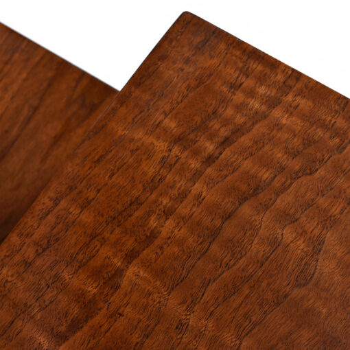 Refinished walnut wood grain on John Stuart credenza