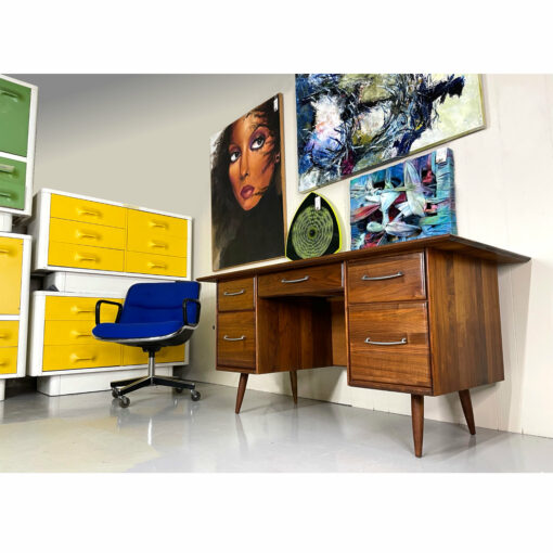 Ace Hi solid walnut wood desk