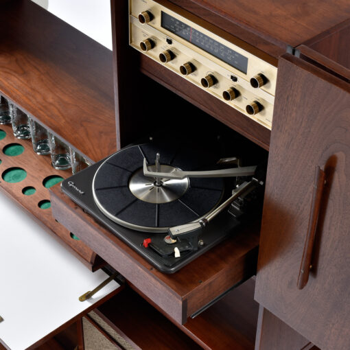 Restored Mid-Century Modern record player stereo