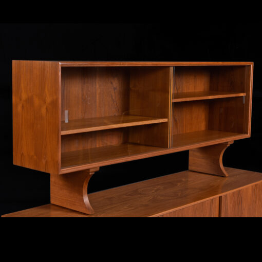 Danish teak china cabinet display case KL Dansk