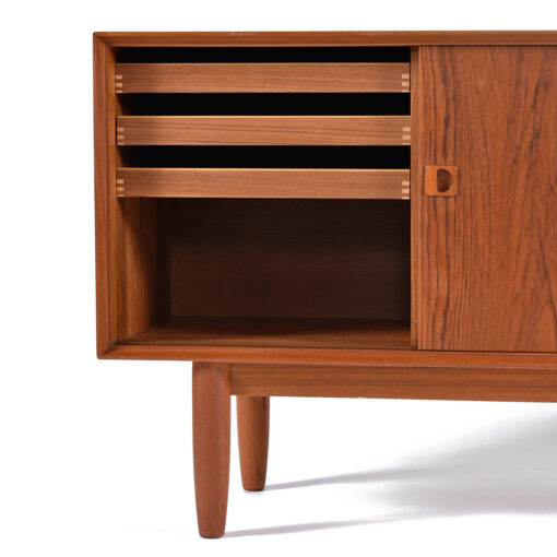 Drawers inside credenza on KL Dansk china cabinet