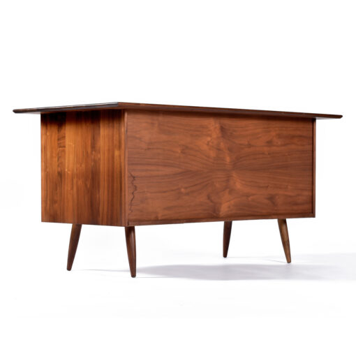 Front view Ace Hi Mid-Century Modern solid walnut desk