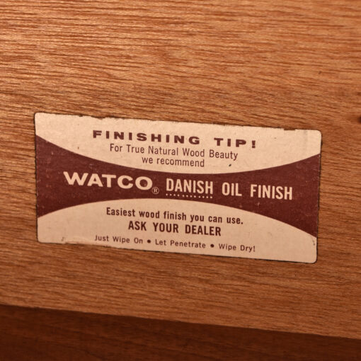 Ace Hi Watco Oil Danish Oil maintenance label