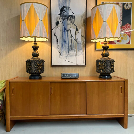 Brutalist table lamps