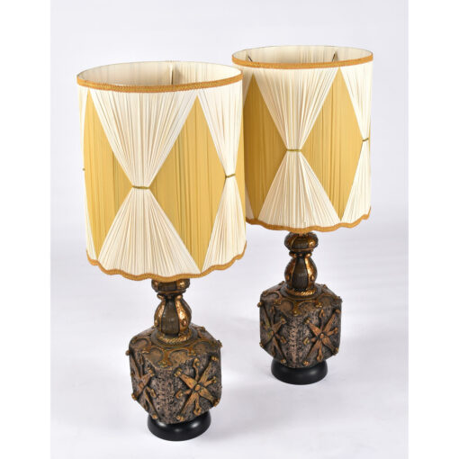 Brutalist Mid-Century Modern lamps