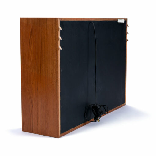 Back side of of display cabinet