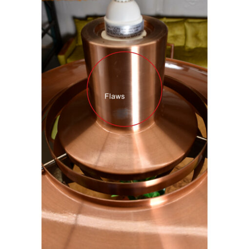 Scuff on lamp shade