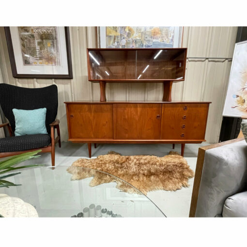 Mid-Century Modern Danish teak hutch