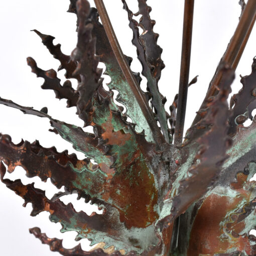 John Steck torch cut Brutalist sculpture