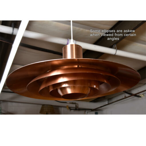 Nordisk Solar P376 copper pendant light