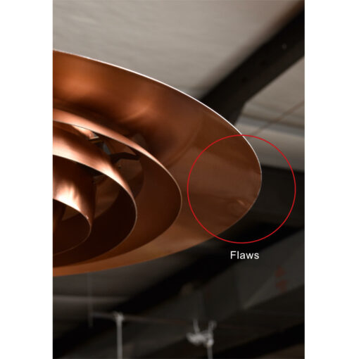 Flaws on lamp shade