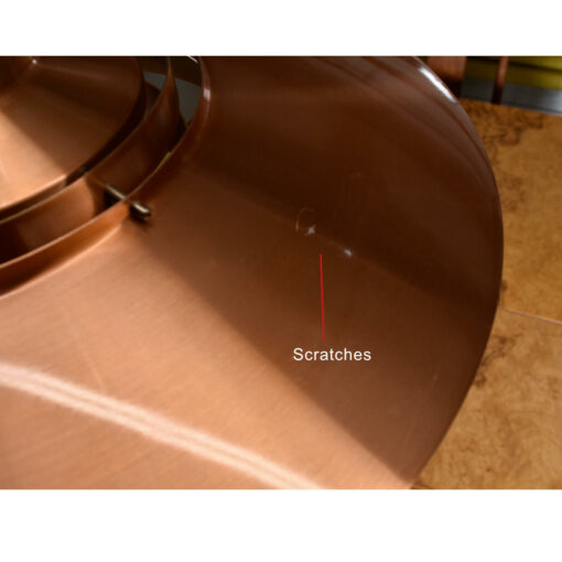 Scratch on top of lamp shade