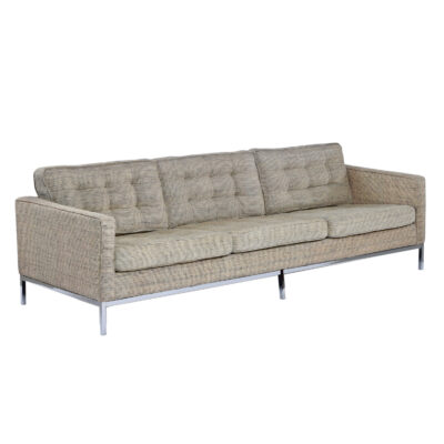 Florence Knoll gray modern sofa