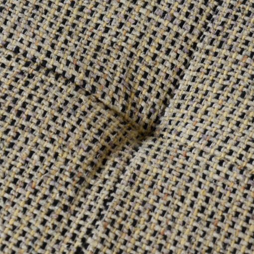 Gray and black blend woven fabric