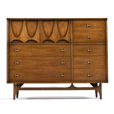 Refinished Mid-Century Modern Broyhill Brasilia magna dresser vintage 1960s