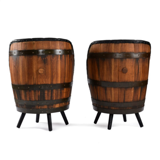 Mid-Century Modern whiskey barrel chairs by Brothers Furniture
