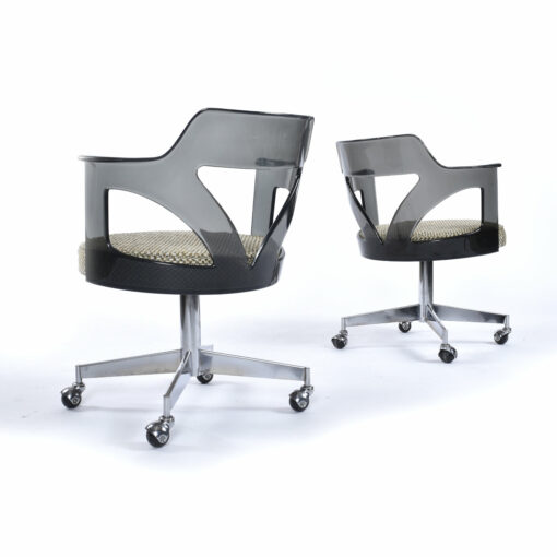 Space Age vintage 1970s office chairs