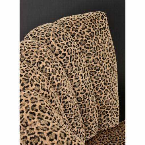 Leopard print barrel back