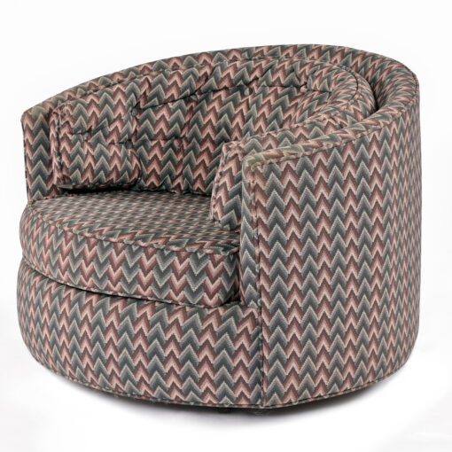 Milo Baughman swivel tub chairs