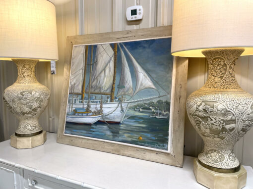 Milford Connecticut sailboat painting