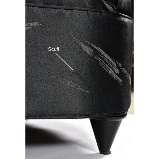 Blemish on bottom front of chair