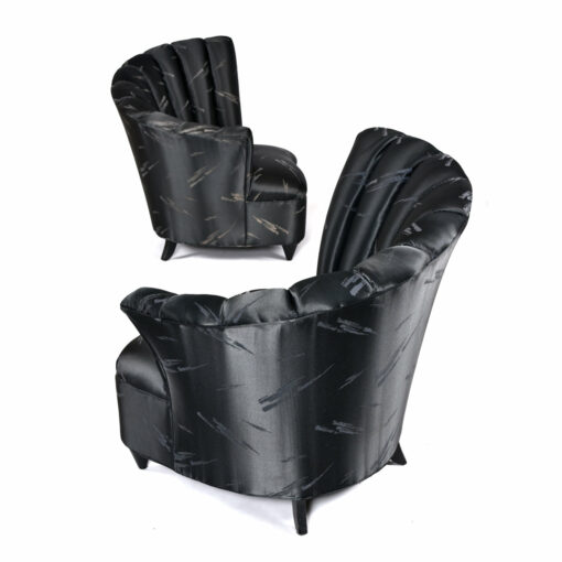 Vladimir Kagan style fan chairs