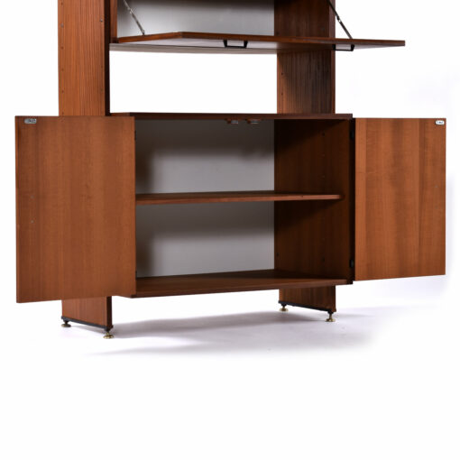 Storage cabinet on Mid-Century Modern hutch