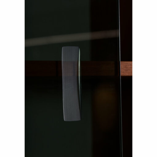 Etched glass handle