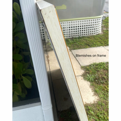 Blemishes on side of picture frame