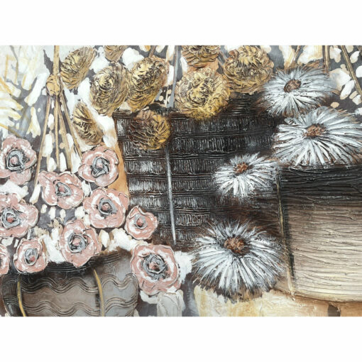 Ferrante Mid-Century Modern floral painting