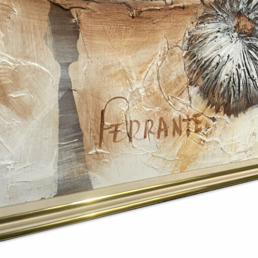 Ferrante Mid-Century Modern painting signature