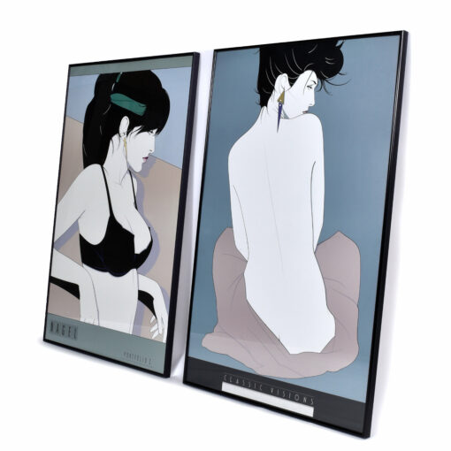 Patrick Nagel portfolio I and classic visions framed posters