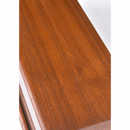 Danish teak hutch cabinet