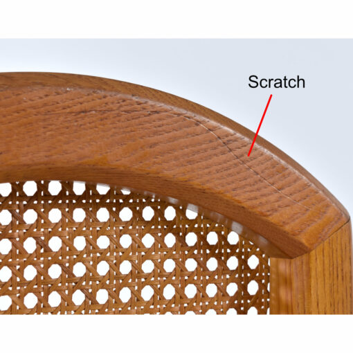 scratch on Henredon chair